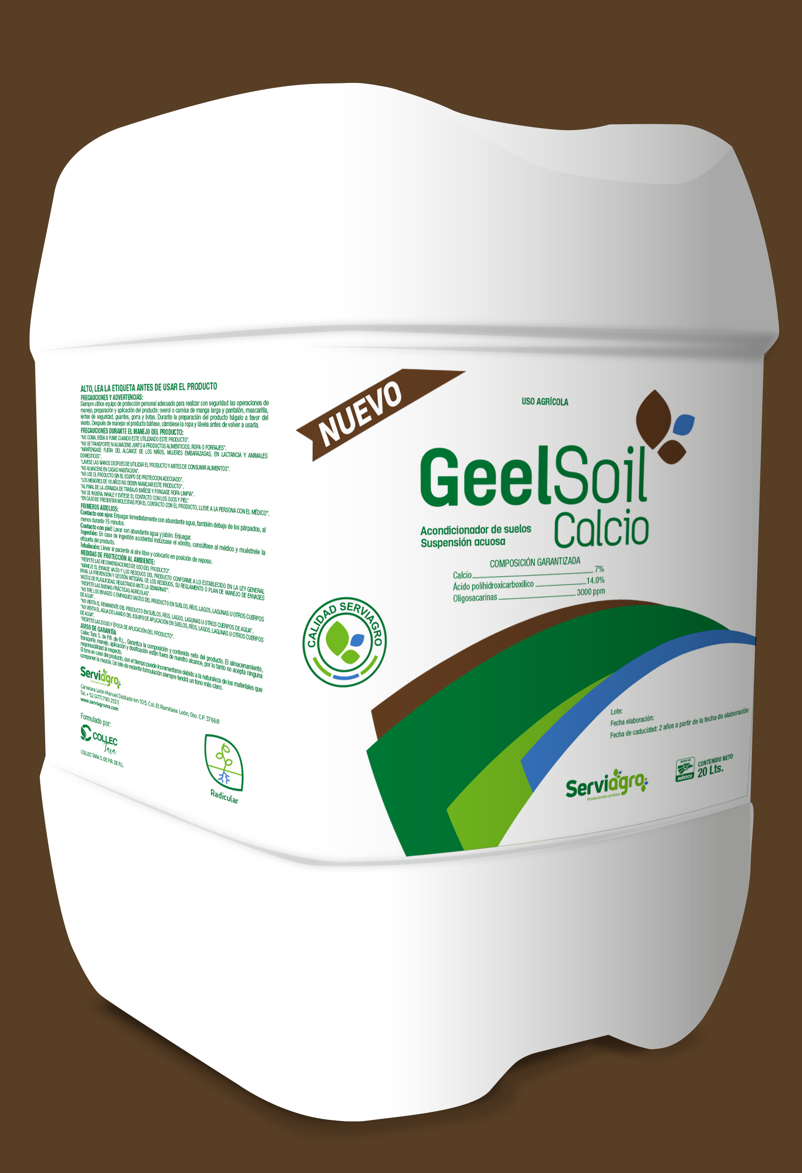 Geel Soil Calcio